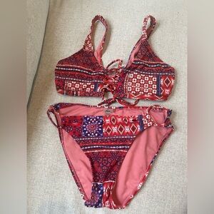 Indigo Rein - Boho Patchwork Bikini Set